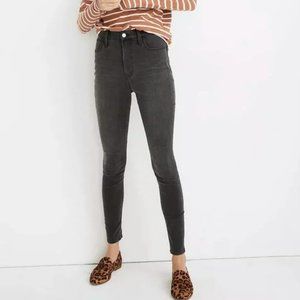Madewell 9" Mid-Rise Roadtripper Supersoft Skinny Hi-Rise Jeans in Ashmont Wash